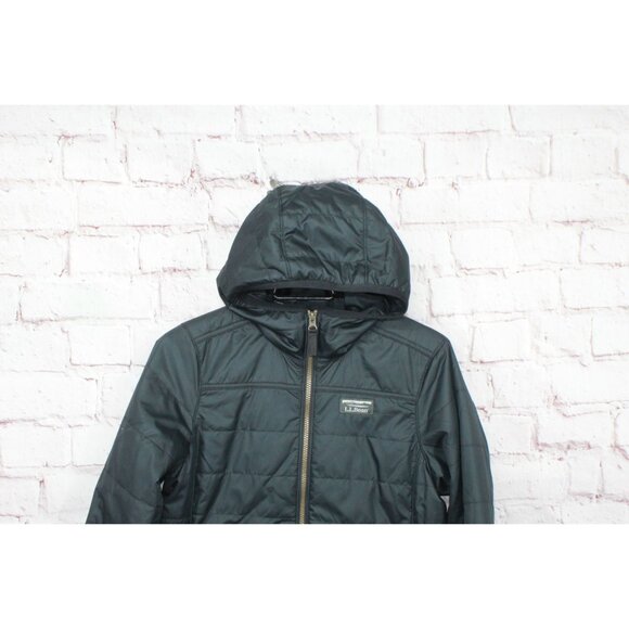 LL Bean Mountain Classic Puffer Coat Black Size XS - Picture 2 of 10